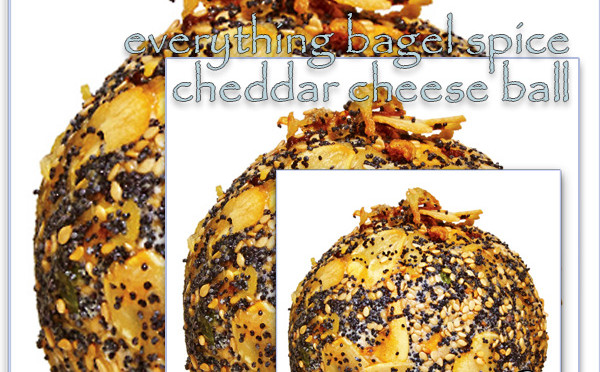 Everything Bagel Spice Cheddar Cheese Ball