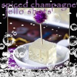 spiced champagne jello shots