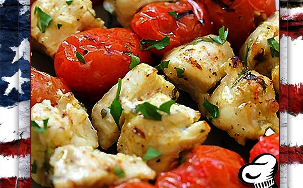 Grilled Greek Chicken Kebab