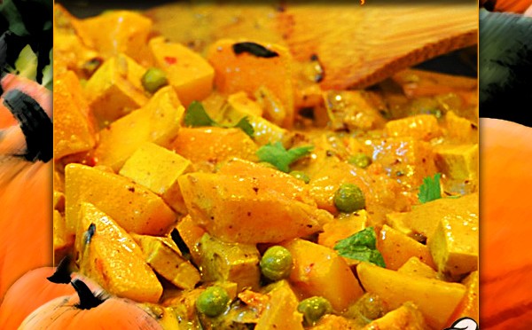 Pumpkin Curry w/ Chickpeas