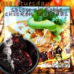 Spicy Chipotle Chicken Tostadas (#tacotuesday)